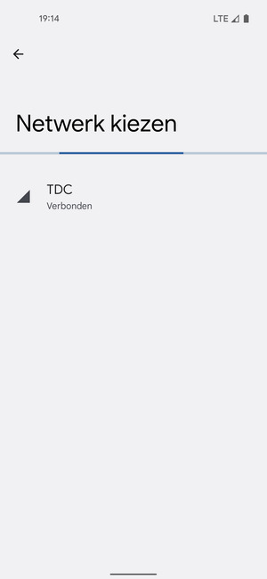 Wacht tot de zoekopdracht beëindigd is