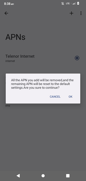 Select OK