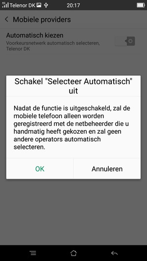 Selecteer OK