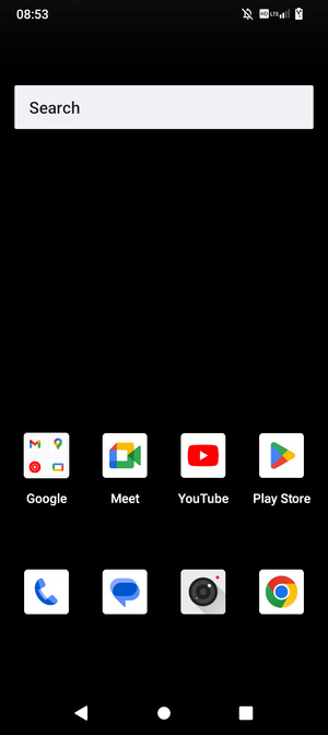 Swipe up