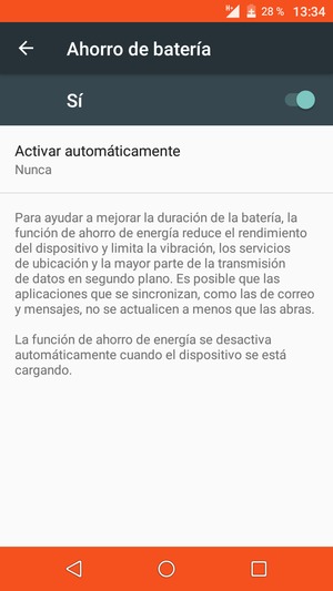 Active Ahorro de batería