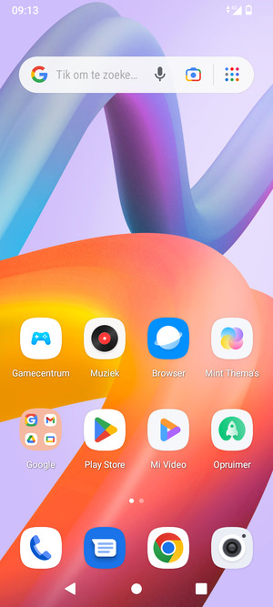 Selecteer Google