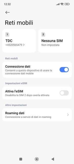Attiva Attiva l'eSIM