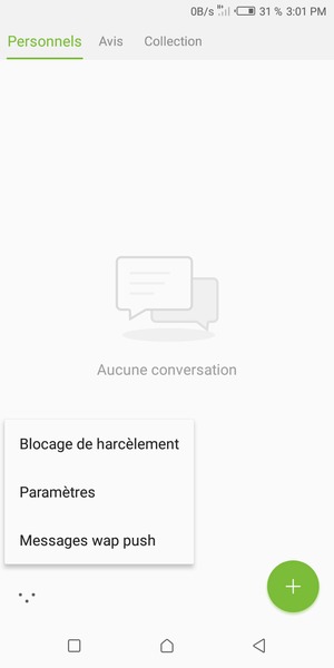 Sélectionnez Paramètres