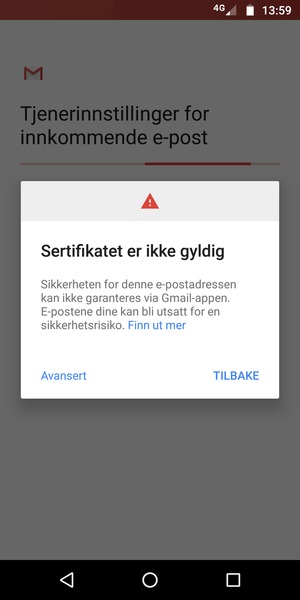 Velg Avansert