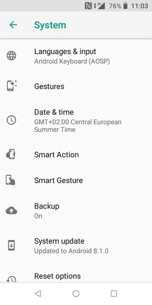 Select System update