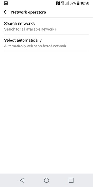 Select Search networks