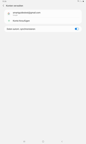 Wählen Sie Ihr Google Konto