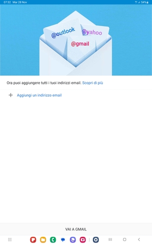 Seleziona Aggiungi un indirizzo email