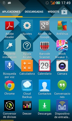 Seleccione Ajustes