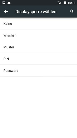 Wählen Sie Muster
