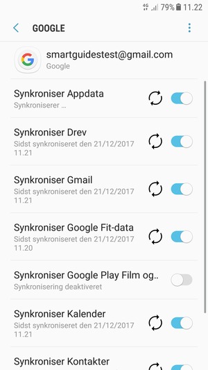 Dine kontakter fra Google vil nu blive synkroniseret til din Galaxy