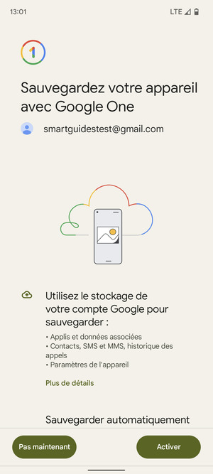Sélectionnez Activer