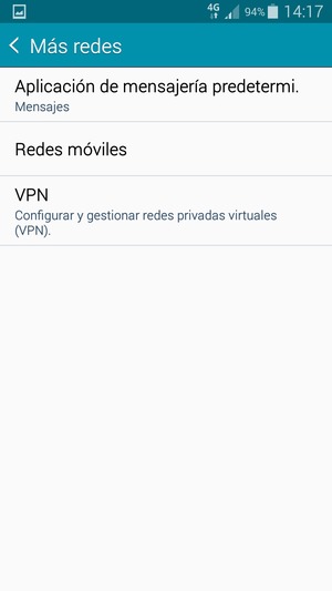Seleccione Redes móviles