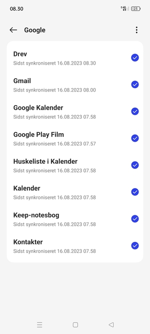 Vælg Menu-knappen