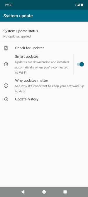 Select Check for updates