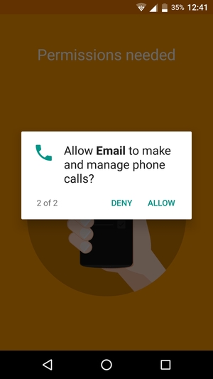 Select ALLOW