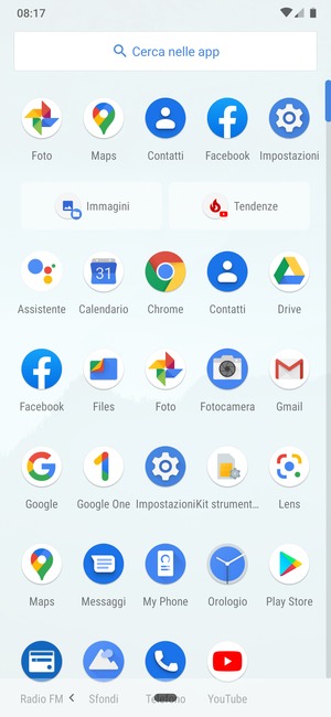 Seleziona Impostazioni