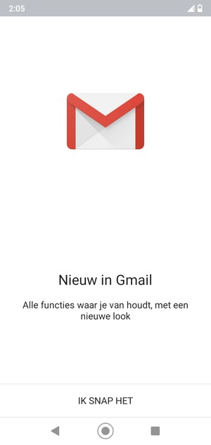 Selecteer IK SNAP HET