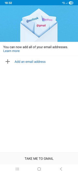 Select Add an email address