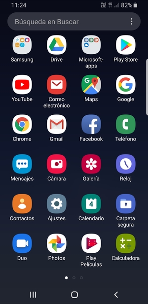 Seleccione Ajustes