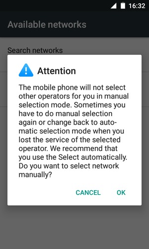Select OK