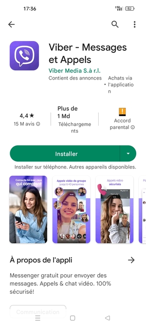 Sélectionnez Installer