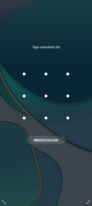 Telefonen din er nå sikret med en skjermlås