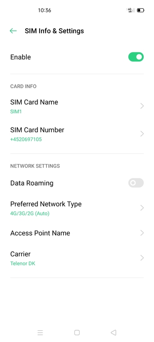 Select Access Point Name