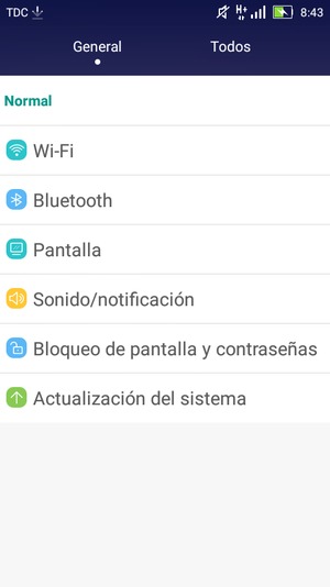 Seleccione Todos