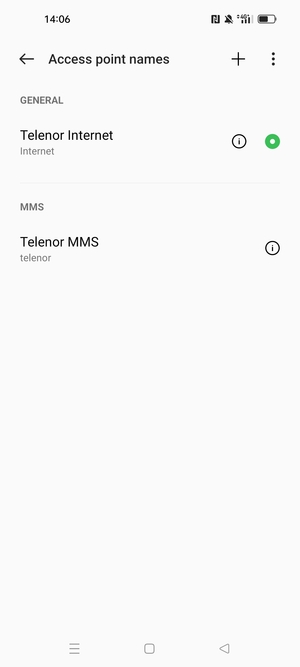 Select the Menu button