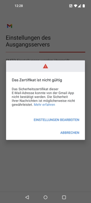 Wählen Sie EINSTELLUNGEN BEARBEITEN