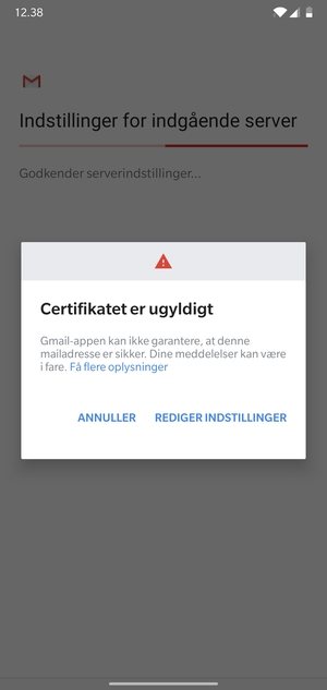 Vælg REDIGER INDSTILLINGER