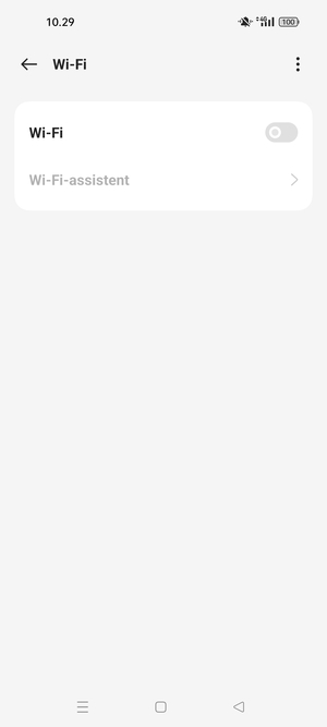 Slå Wi-Fi til