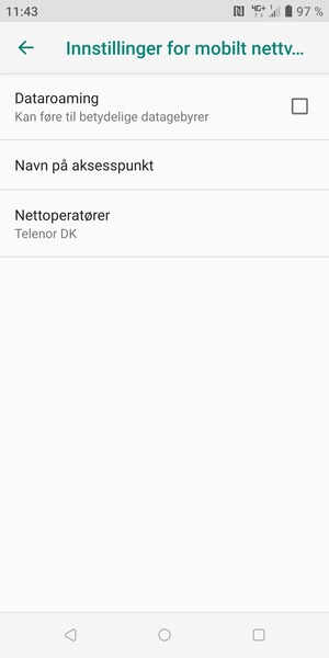 Velg Navn på aksesspunkt