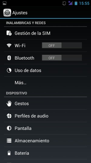 Seleccione Más...