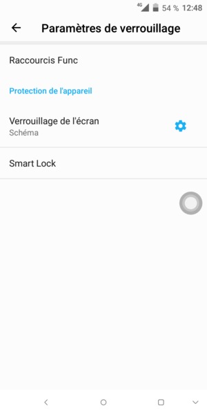 Votre téléphone est maintenant sécurisé par un écran de verrouillage