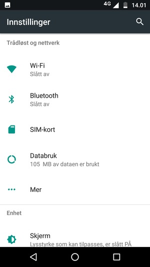 Velg Wi-Fi