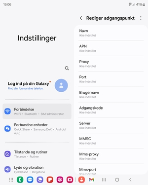 Indtast MMS-oplysninger