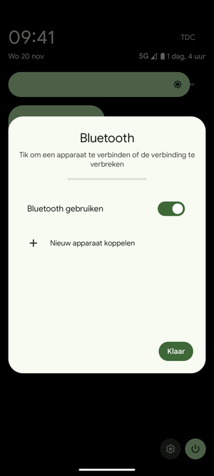 Schakel Bluetooth gebruiken uit
