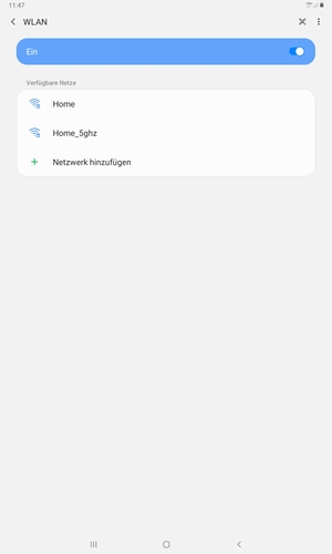 Wählen Sie das Wireless-Netzwerk, zu dem Sie eine Verbindung herstellen möchten