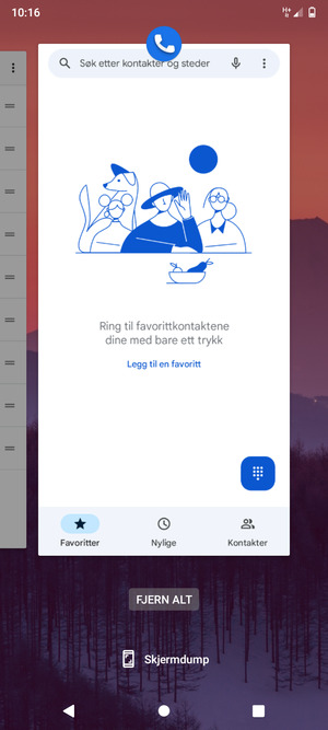 Velg FJERN ALT for å lukke alle programmer som kjører