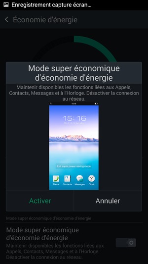 Sélectionnez Activer