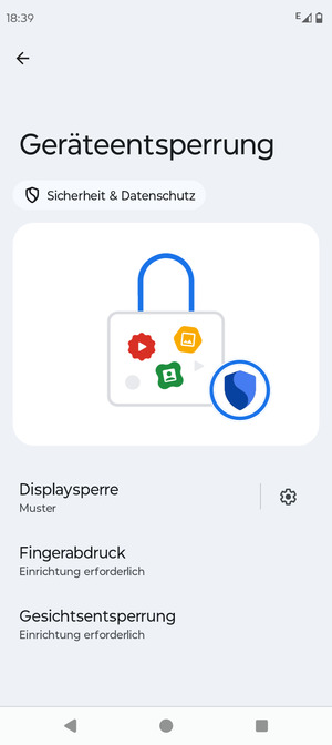 Ihr Handy ist jetzt mit einer Bildschirmsperre gesichert
