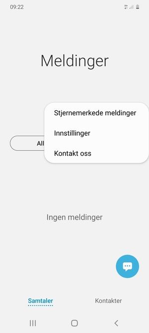 Velg Innstillinger
