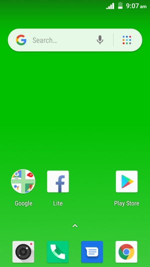 Swipe up
