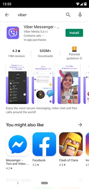 Select the app