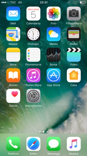 Seleziona Impostazioni