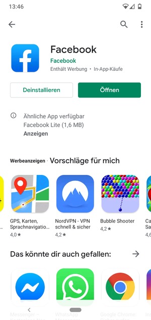 Wählen Sie Öffnen