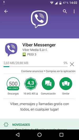 Espere a que el proceso de instalación finalice